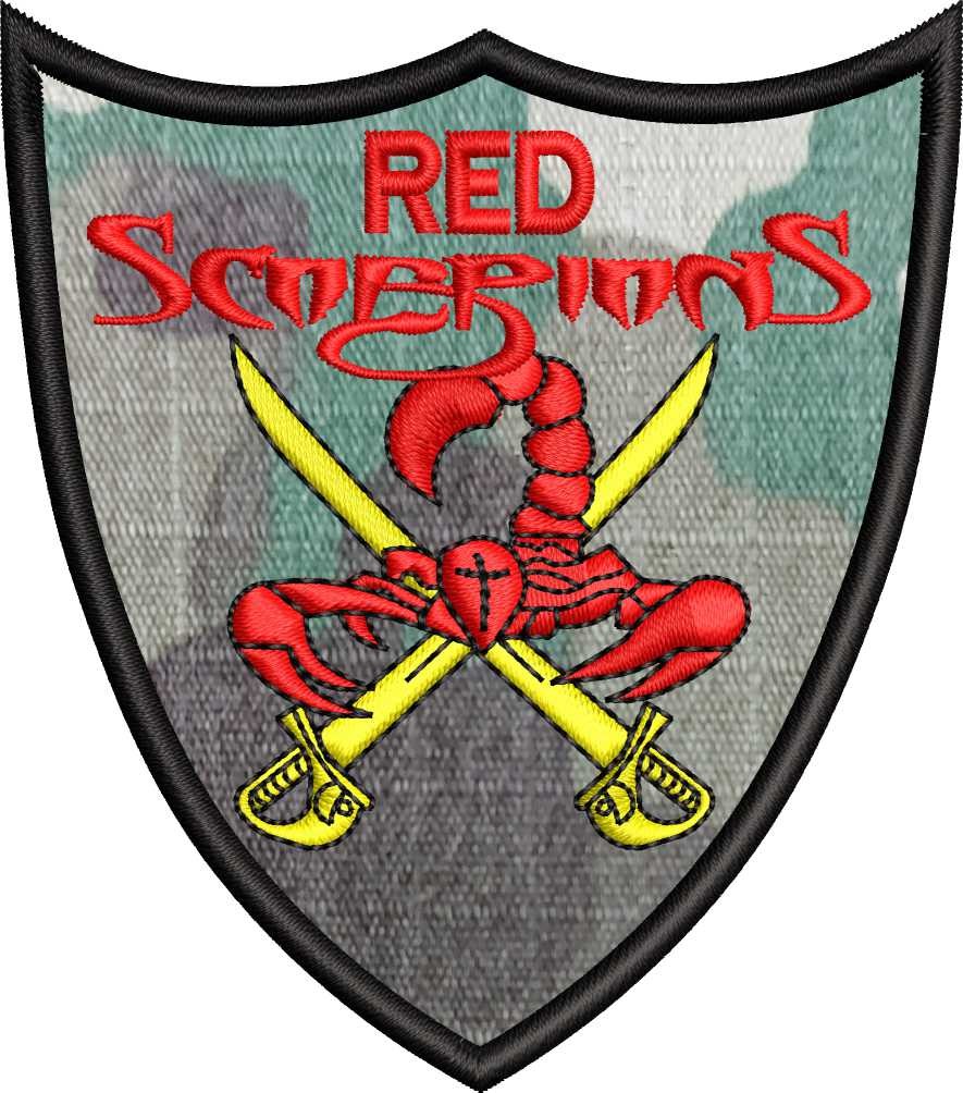 EMBLEMA RED SCORPIONS COMBAT